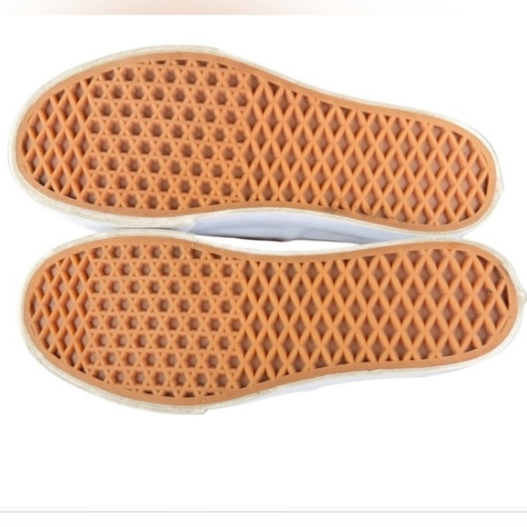 VANS Classic Slip-On Logo Stack Orange Women's Size 8 Men's 6.5 - Picture 8 of 12